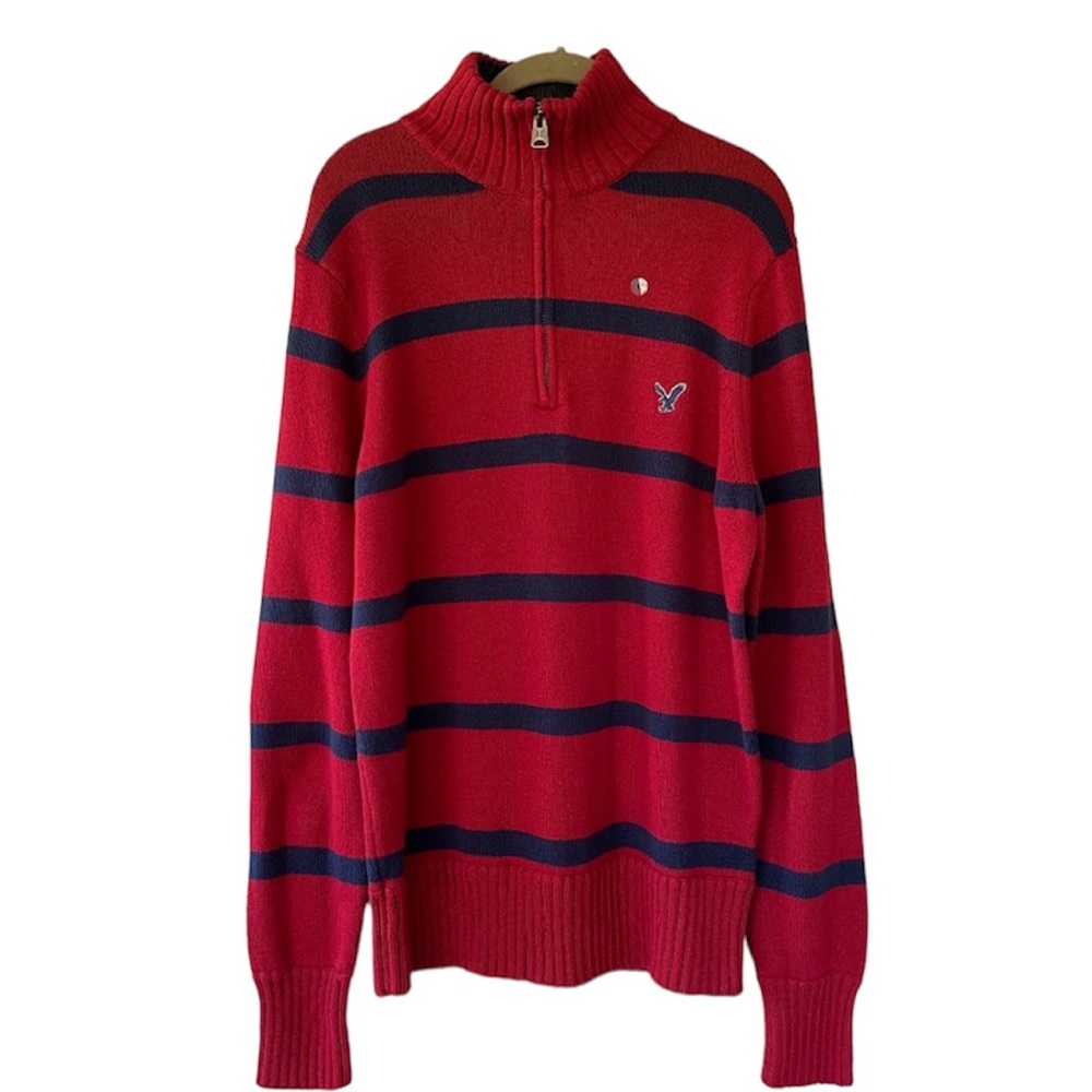 American Eagle Outfitters Red Stripe Sweater